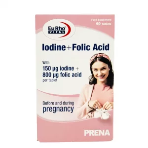 قرص ید + فولیک‌اسید یوروویتال - 60 عددی