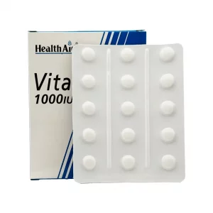 قرص ویتامین D3 1000 واحد هلث اید - 60 عددی