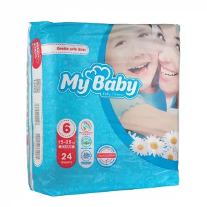 پوشک کامل چسبی کودک مای بی بی - سایز 6