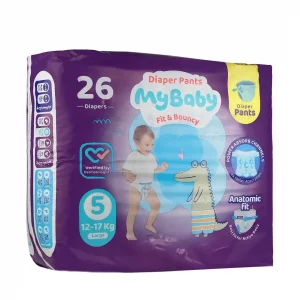 پوشک شورتی کانال دار بزرگ مای بی بی - سایز 5