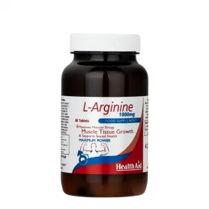قرص ال آرژنین 1000 میلی گرمی هلث اید - 60 عددی