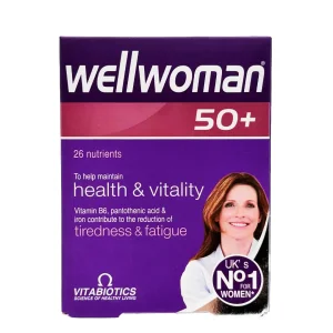 قرص مولتی ویتامین بانوان 50+ سال  ول ومن ویتابیوتیکس - 30 عددی