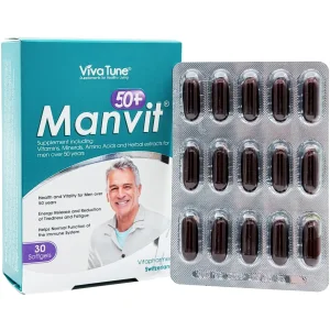 کپسول سافت ژل من ویت 50+ سال ویواتیون - 30 عددی