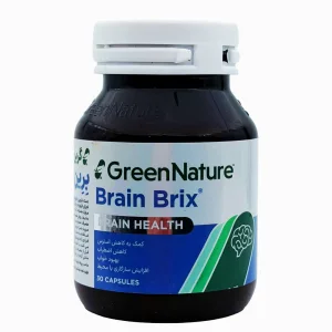 کپسول کاهش استرس برین بریکس گرین نیچر - 30 عددی