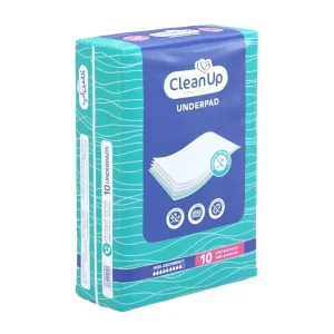 پد زیرانداز یکبار مصرف (دروشیت) 90*60 کلین آپ Clean Up - بسته 10 عددی