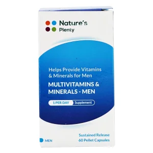 کپسول پلت مولتی ویتامین و مینرال آقایان نیچرز پلنتی - 60 عددی