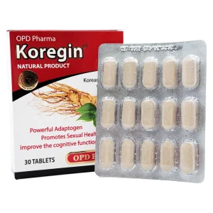 قرص کورجین ( جینسینگ ) او پی دی فارما - 30 عددی
