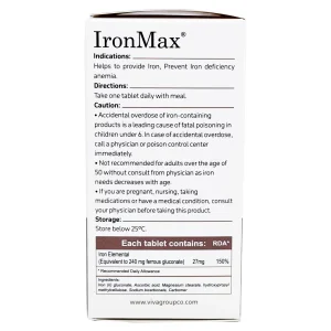 قرص آیرون مکس ویتاویوا - 60 عددی