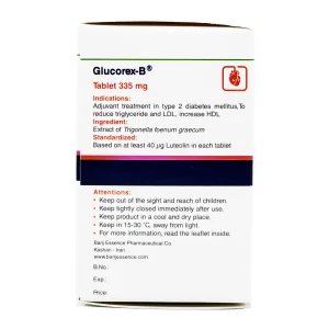 قرص گلوکورکس-بی باریج اسانس - 30 عددی