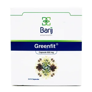 کپسول گرین فیت باریج اسانس - 30 عددی