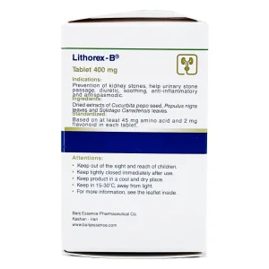 قرص لیتورکس-بی ( 400 میلی گرم ) باریج اسانس - 30 عددی