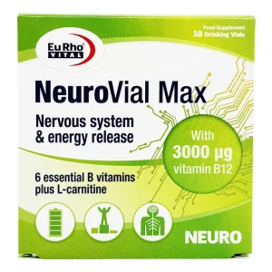 ویال مایع خوراکی نوروویال مکس یوروویتال - 10 عددی