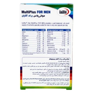 مولتی پلاس آقایان یوروویتال - 60 عددی