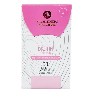 قرص بیوتین گلدن اسکور - 60 عددی