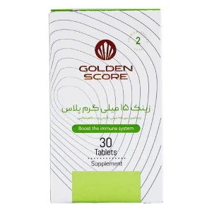 زینک پلاس ویتامین سی و ب کمپلکس گلدن اسکور - 30 عددی