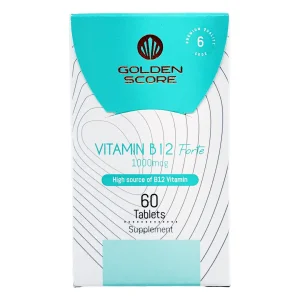 قرص ویتامین ب 12 فورته گلدن اسکور - 60 عددی