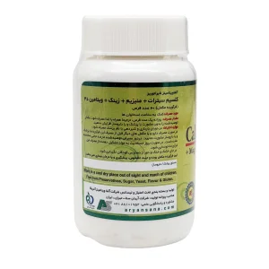 کلسیم سیترات+منیزیم+زینک+ویتامین د3 آلفا ویتامینز - 60 عددی