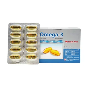 کپسول ژلاتینی امگا3 1000 میلی گرم زهراوی - 50 عددی