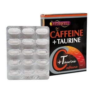 قرص کافئین + تائورین ویتاول - 30 عددی