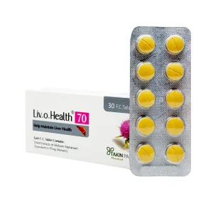 قرص لیو اُ هلث 70 میلی گرم تکین پارس فارمد - 30 عددی