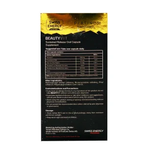 کپسول بیوتی ویت سوئیس انرژی - 30 عددی