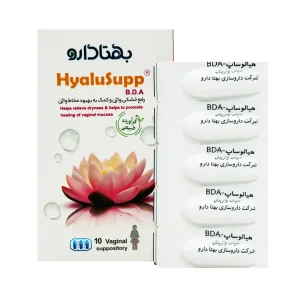 شیاف واژینال هیالوساپ بی دی آ بهتا دارو - 10 عددی