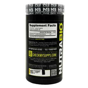 پودر کراتین منوهیدرات نوترابایو- 300 گرم