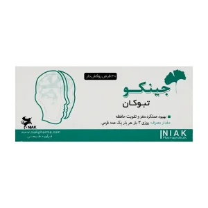 قرص جینکو تبوکان نیاک - 30 عددی