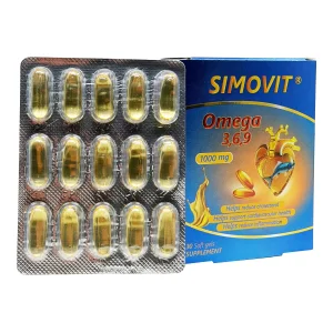 سافت ژل امگا 3،6،9 1000 میلی گرم سیمرغ دارو - 30 عددی
