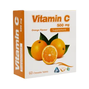 قرص جویدنی ویتامین ث 500 میلی گرم سیمرغ دارو - 60 عددی