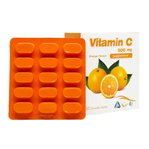 قرص جویدنی ویتامین ث 500 میلی گرم سیمرغ دارو - 60 عددی