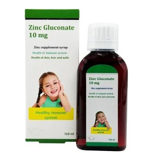 شربت زینک گلوکونات 10 میلی گرم سیمرغ دارو - 120 میلی لیتر