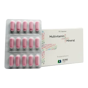 کپسول مولتی ویتامین و مینرال الحاوی - 30 عددی