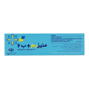 قرص منیزیم + ب6 ویتامدیک - 60 عددی