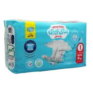 پوشک کودک چسبی کانال دار سایز 1 مای بی بی 40 عددی - پک 4 عددی