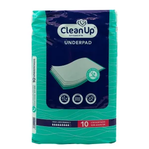 پد زیرانداز یکبار مصرف (دروشیت) 90*60 کلین آپ Clean Up - بسته 10 عددی