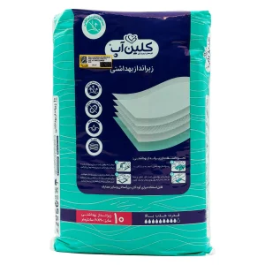 پد زیرانداز یکبار مصرف (دروشیت) 90*60 کلین آپ Clean Up - بسته 10 عددی