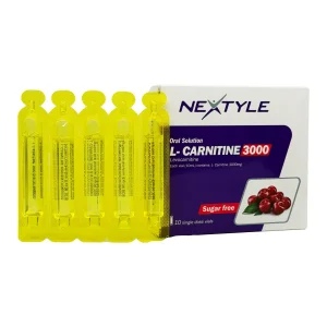 ویال مایع خوراکی ال کارنیتین 3000 نکستایل - 10 عددی