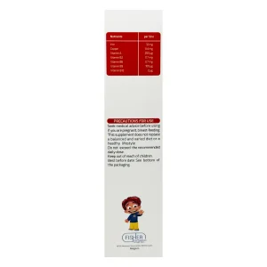 شربت آهن کودکان فرومین فیشر کیندر - 200 میلی لیتر