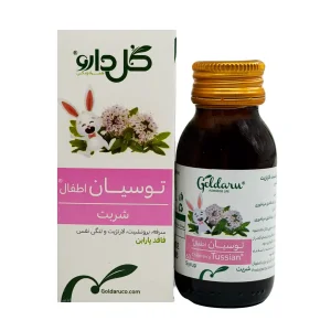 شربت توسیان اطفال گل دارو - 60 میلی لیتر