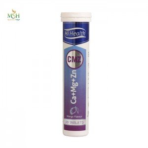 قرص جوشان کلسیم+منیزیم+زینک های هلث 20عددی