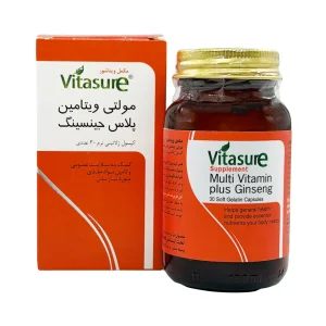 سافت ژل مولتی ویتامین + جینسینگ ویتاشور - 30 عددی