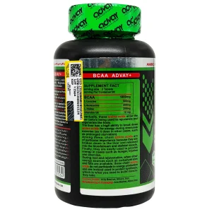 جدول ترکیبات قرص BCAA ادوای پلاس حاوی لوسین، ایزولوسین، والین و ویتامین B6