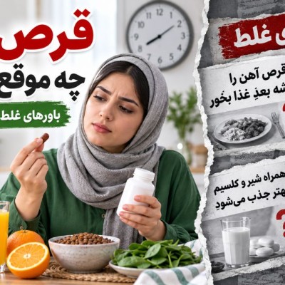 قرص آهن چه موقع بخوریم؟ آشنایی با انواع مختلف قرص آهن