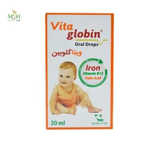 بسته‌بندی قطره ویتا گلوبین کودکان ویتان ۳۰ میلی‌لیتر