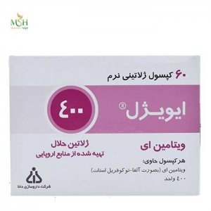 ویتامین E 400 دانا 60 عددی