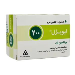 کپسول ژلاتینی ویتامین ای 200 (ای ویژل) دانا - 90 عددی