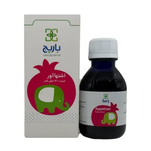 شربت اشتها آور باریج ۱۲۰ میلی لیتر به همراه جعبه محصول