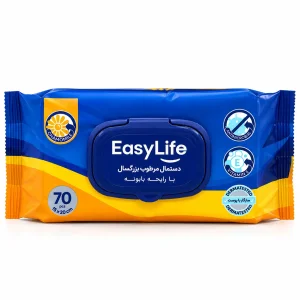 دستمال مرطوب با رایحه بابونه ایزی لایف - 70 عددی