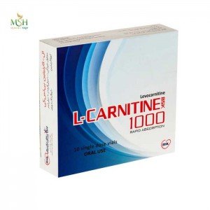 ویال مایع ال کارنیتین 1000 بی اس کی - 10 عددی